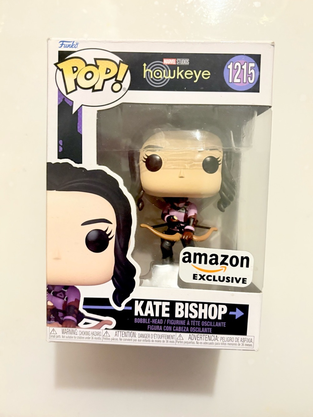 Funko Pop! Kate Bishop #1215 in Purple Outfit - Amazon Exclusive